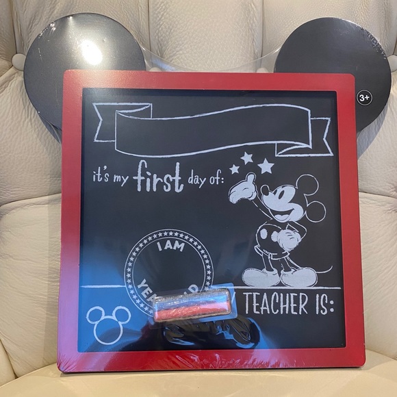 Disney Mickey First Day Of School Chalkboa…